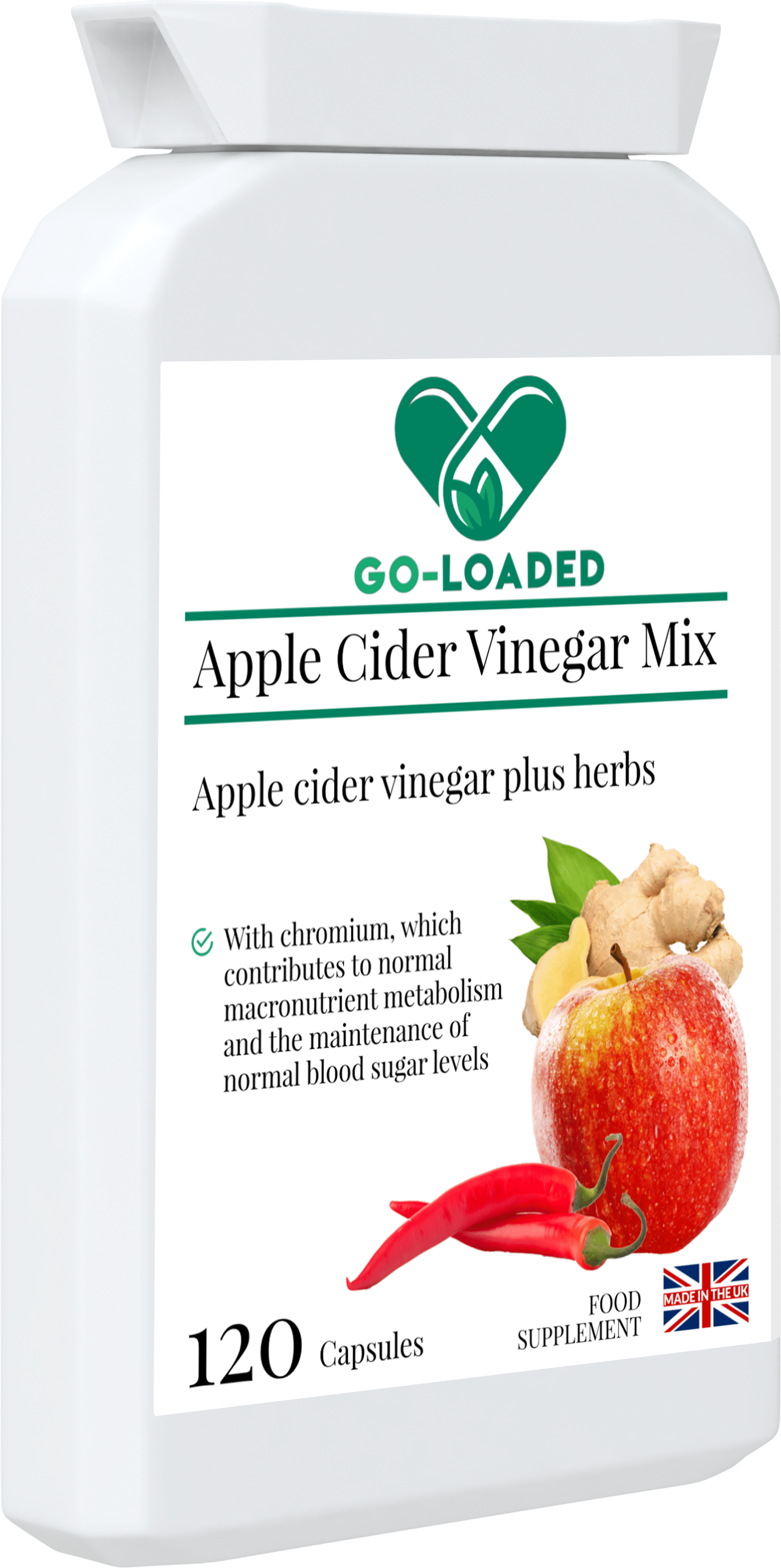 Apple Cider Vinegar v1 (ACV-120) 3pp_FP200ML_reverseperspective